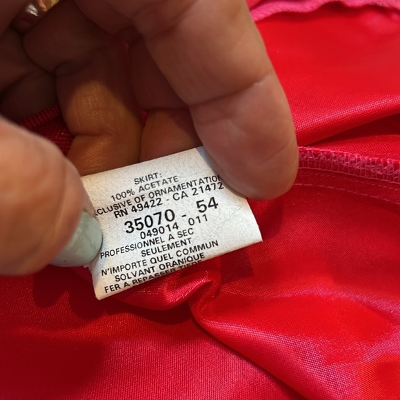 Jessica McClintock for Gunne Sax Long Fuschia Maxi Skirt Size 5 - Picture 9 of 10